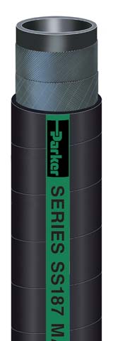SS187-4000 SPARTAN Dry Cement Hose 3/16" SBR Tube SS187-4000 Series SS187